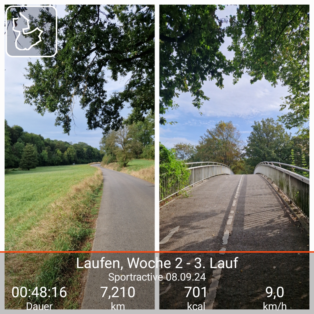 Woche 2 - 3. Lauf