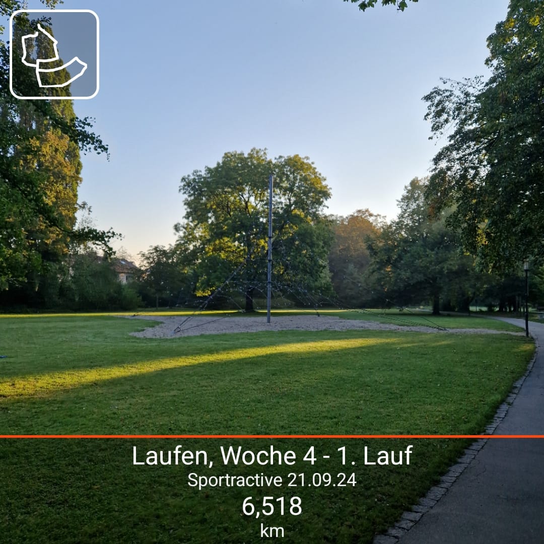 Woche 4 - 1. Lauf